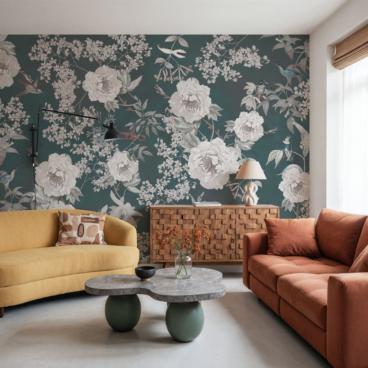 Birds of Eden Mural Wallpaper - Edition 3 - room preview 03