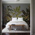 Madagascar Foliage, Blue Mural Wallpaper - room preview 03