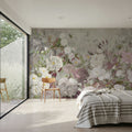 Rose Garden Red Mural Wallpaper - room preview 03