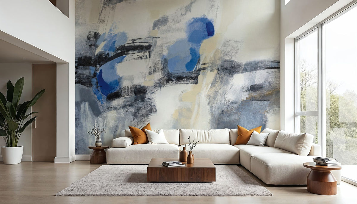 Sapphire Sky Mural Wallpaper - room preview 03