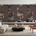 Magnolia Nectar, Dusty Rose Mural Wallpaper - room preview 03