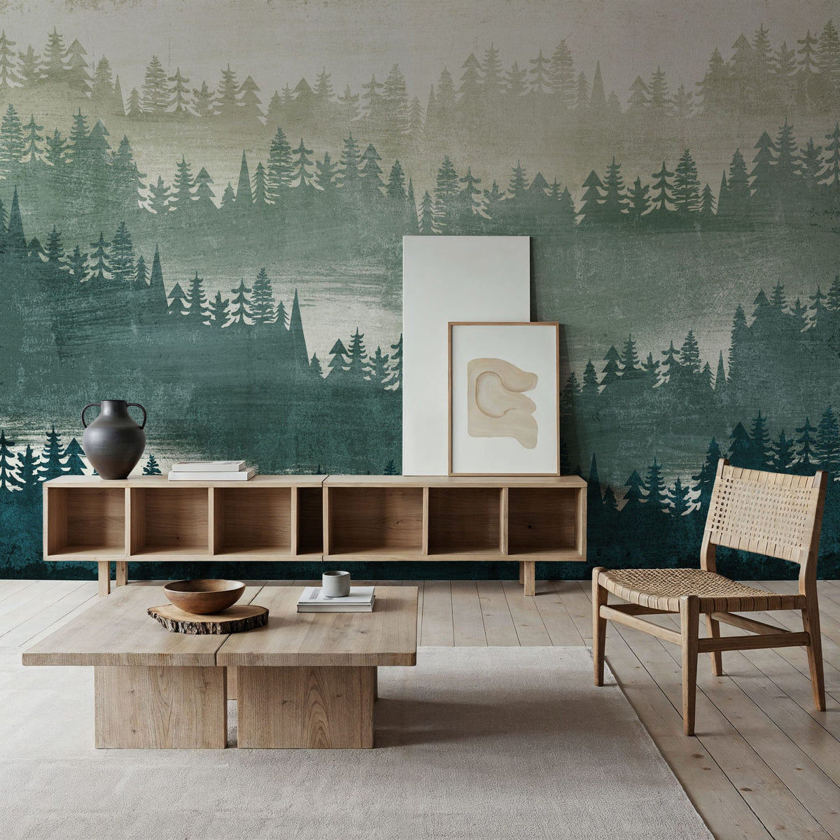 Mountainscape Mural Wallpaper - room preview 03