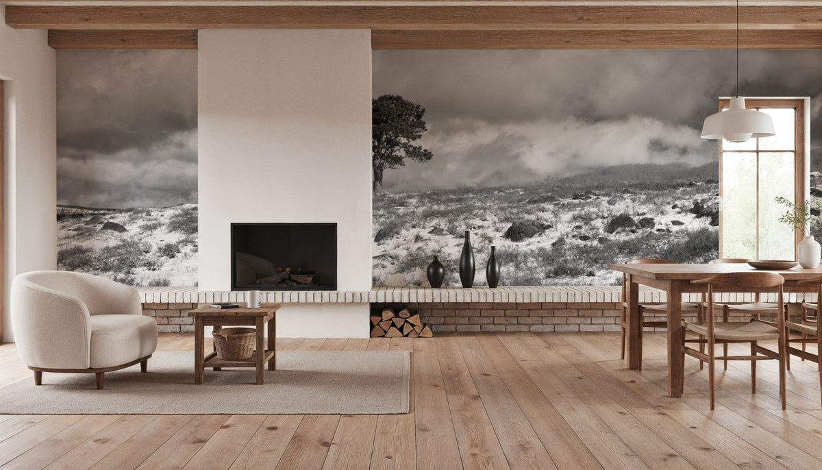 Winter Solitude Mural Wallpaper - room preview 03