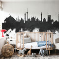 New Delhi India Skyline Mural Wallpaper - room preview 03