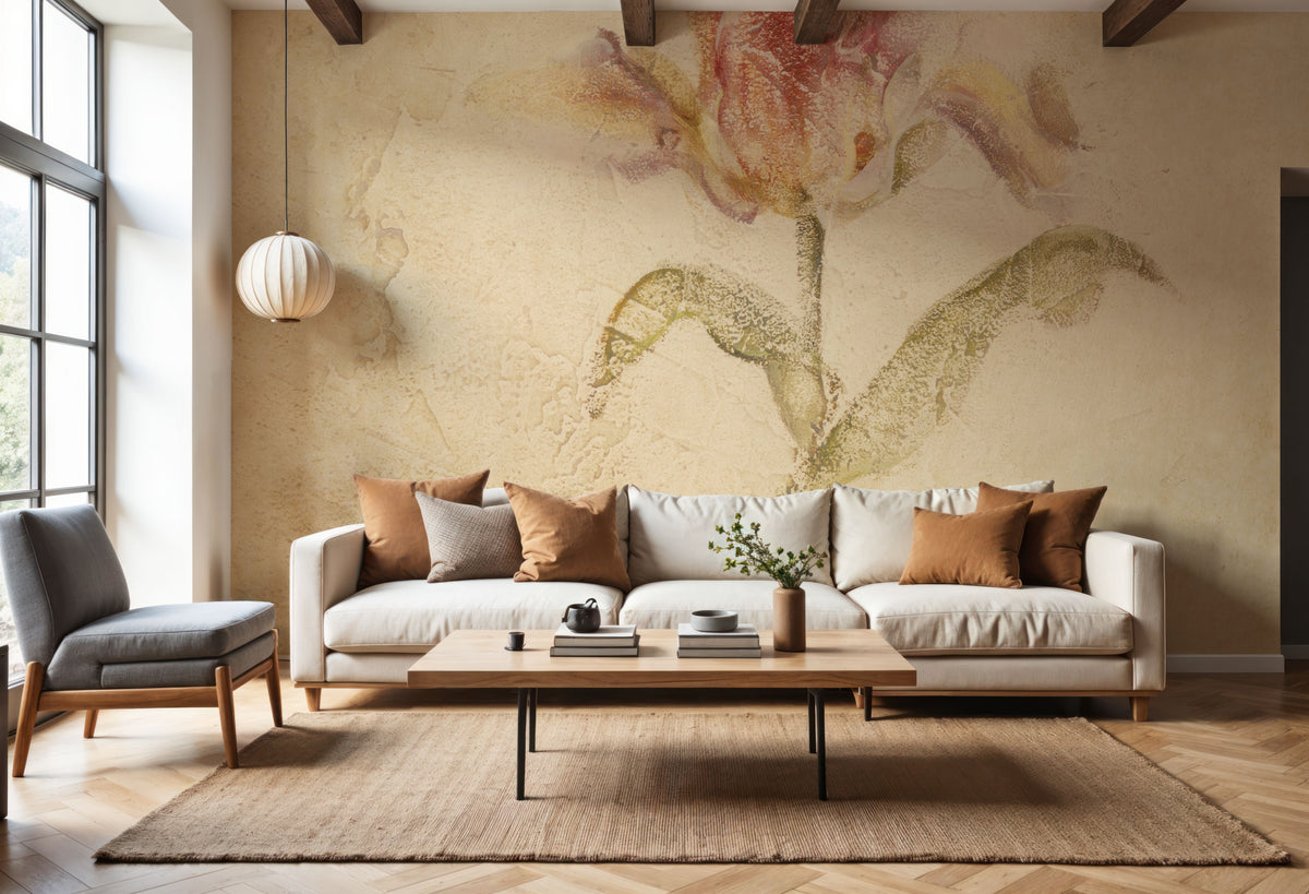 Zoomer Schon Tulip Mural Wallpaper - room preview 03