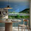 Coastal Highway Journey Blue Mural Wallpaper - room preview 03