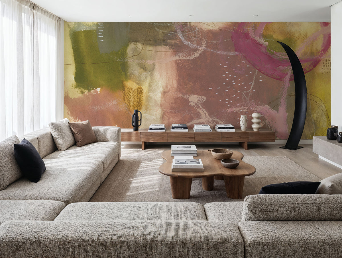 Lemon Season Mural Wallpaper - room preview 03