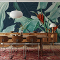 Unfinished Leaves Mural Wallpaper - room preview 03