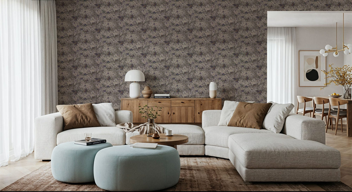Fruit Tree Bower, Purple Mural Wallpaper - room preview 03