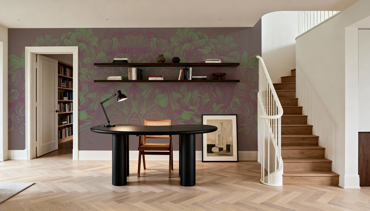Scandi Flower IV Mural Wallpaper - room preview 03