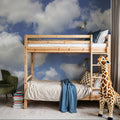 Puff Puff Cloud Mural Wallpaper - room preview 03