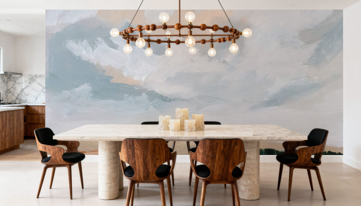Treeline Horizon Mural Wallpaper - room preview 03