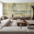 Texture Fields Yellow Mural Wallpaper - room preview 03