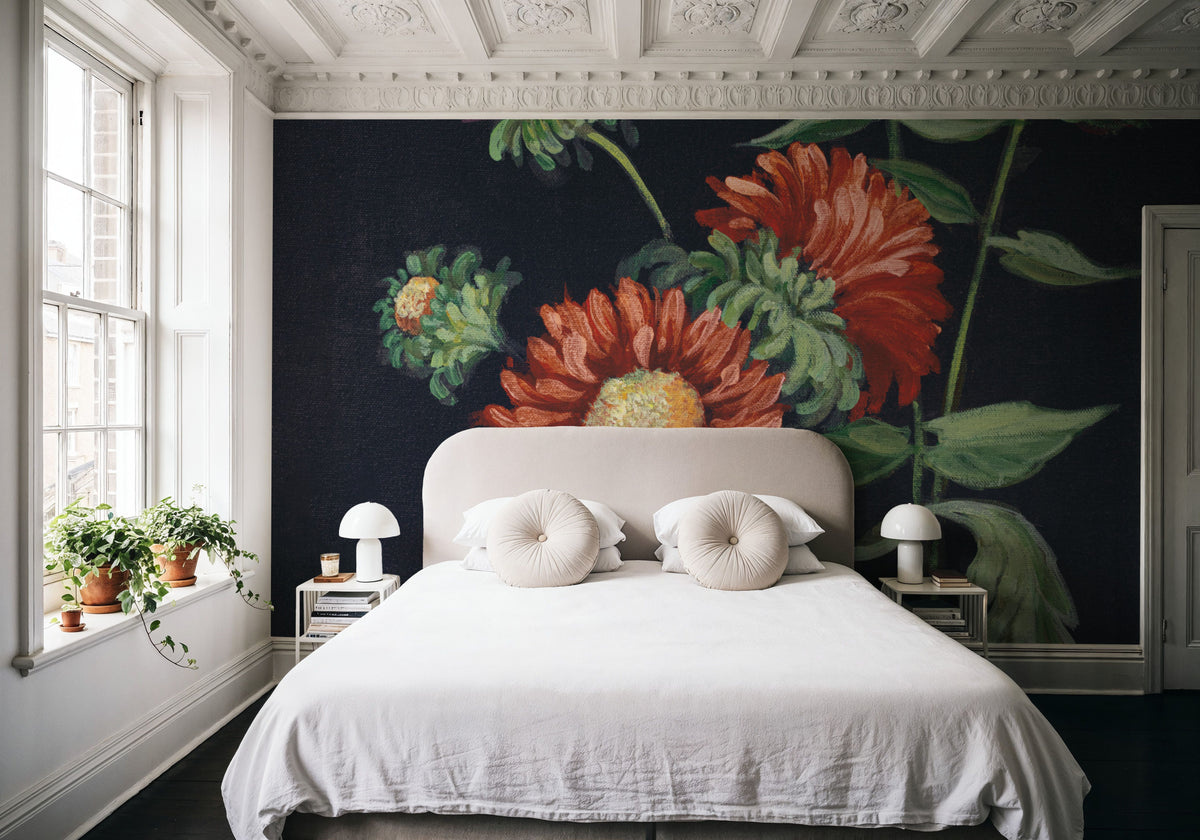 Botanical Beauty I Jewel Mural Wallpaper - room preview 03