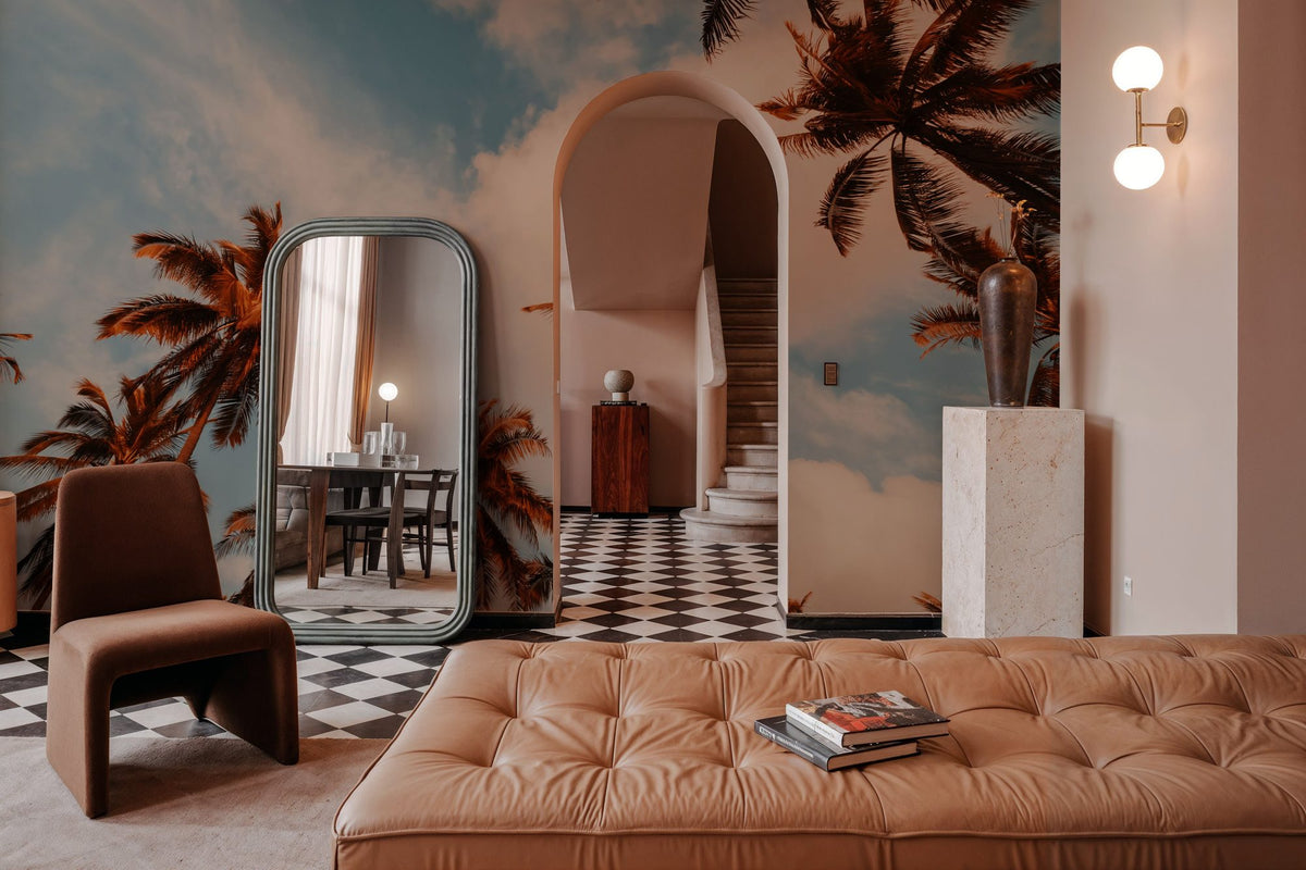 Golden Hour Palms Mural Wallpaper - room preview 03