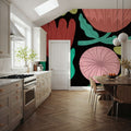 Flower Toss II Mural Wallpaper - room preview 03