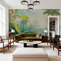 Orchid River Mural Wallpaper - room preview 03