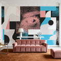 Transisition Texture Mural Wallpaper - room preview 03