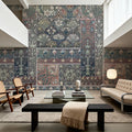 Art Deco Floral Wall Mural Wallpaper - room preview 03