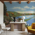 Fall Colors Mural Wallpaper - Neutral Tone - room preview 03