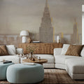 Downtown Dawn Mural Wallpaper - room preview 03