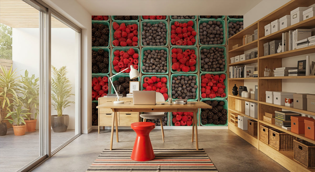 More Berries Please Mural Wallpaper - room preview 03