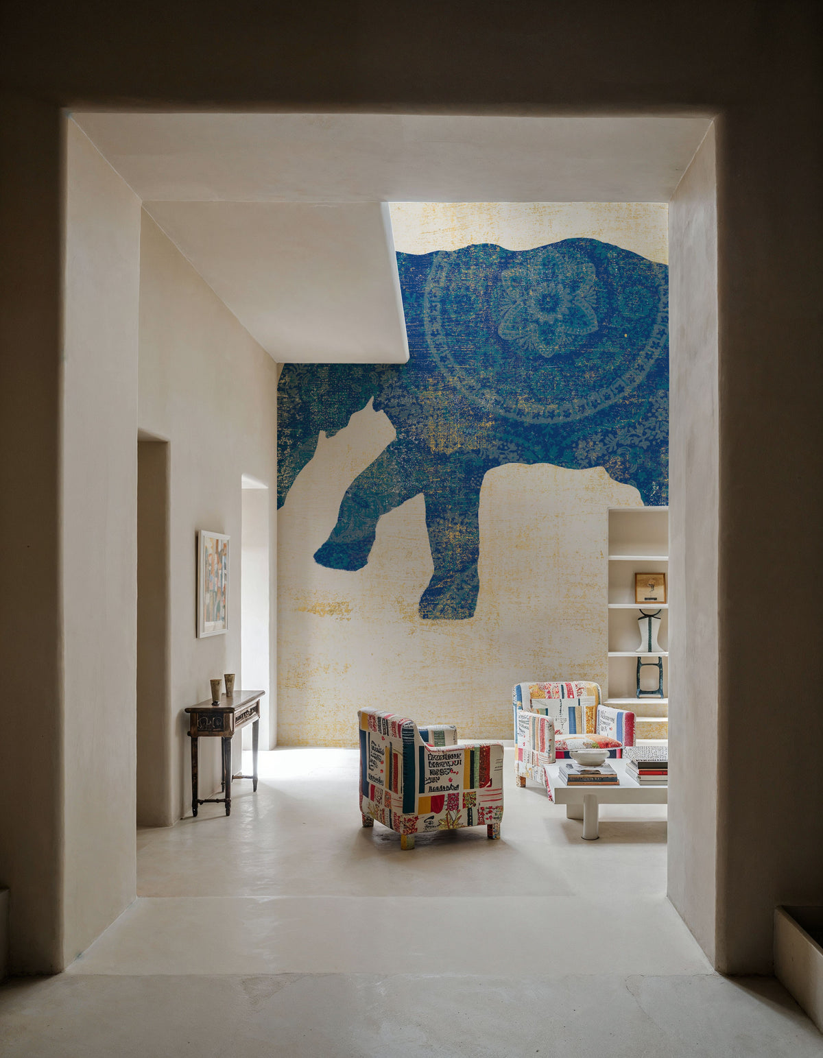 Raja Elephant II Mural Wallpaper - room preview 03