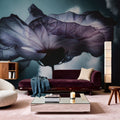 Hibiskus and Sky Mural Wallpaper - room preview 03