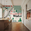 Holiday Patina II Mural Wallpaper - room preview 03