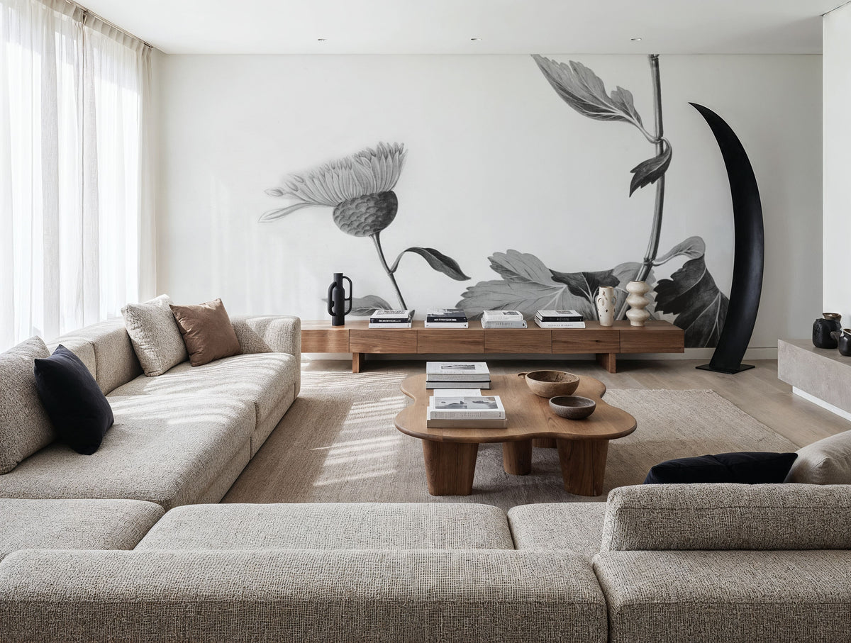 Botanical IV Mural Wallpaper - room preview 03