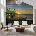 Kayak Sunrise Mural Wallpaper - room preview 03