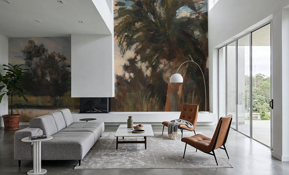 Palmetto Sunset Mural Wallpaper - room preview 03