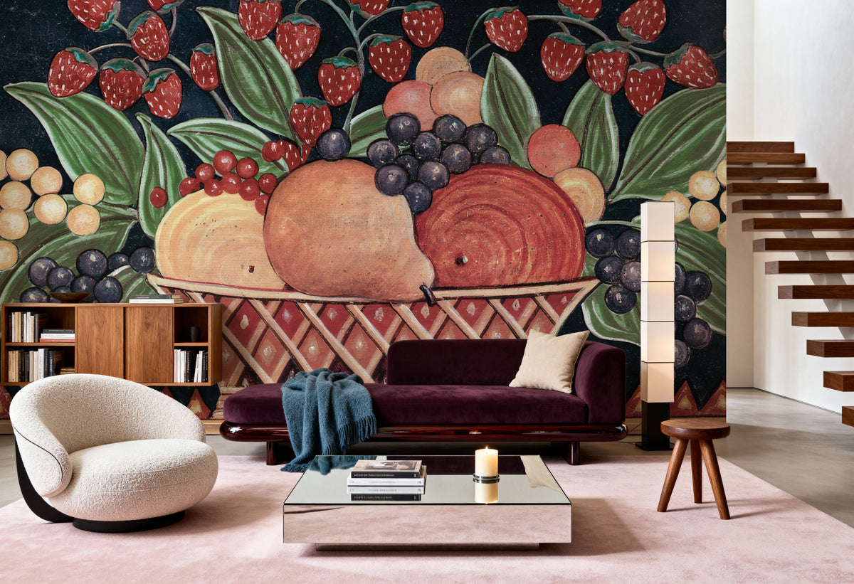 Fruit Basket Mural Wallpaper - room preview 03