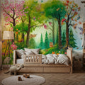 Forest Through the Seasons Mural Wallpaper - room preview 03