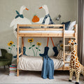 Ducks in the Pumpkin Patch VIII Mural Wallpaper - room preview 03