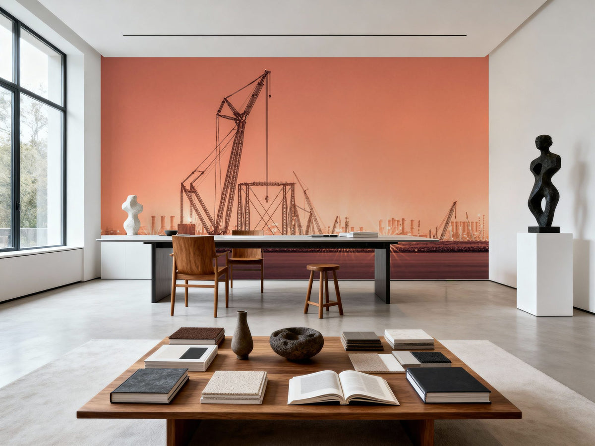 Industrial Bay Mural Wallpaper - room preview 03