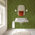 Hydrangea, Lime Mural Wallpaper - room preview 03