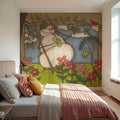 Seasonal Snowman VI Mural Wallpaper - room preview 03