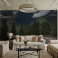 Colonial Peak and North Cascades Highway Mural Wallpaper - room preview 03