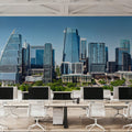 Urban Riverside Mural Wallpaper - room preview 03