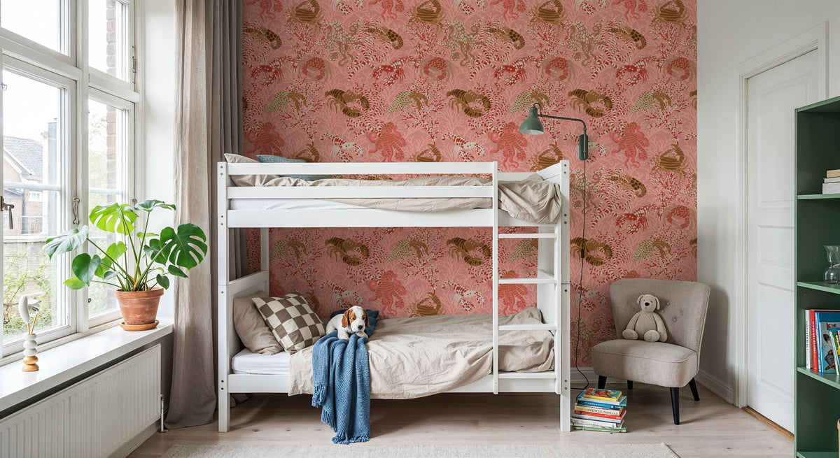 Vibrant Coral Reef, Coral Mural Wallpaper - room preview 03