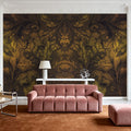 Shielded Leaf Autumn Mural Wallpaper - room preview 03