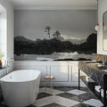 Black Rock Coast I Mural Wallpaper - room preview 03