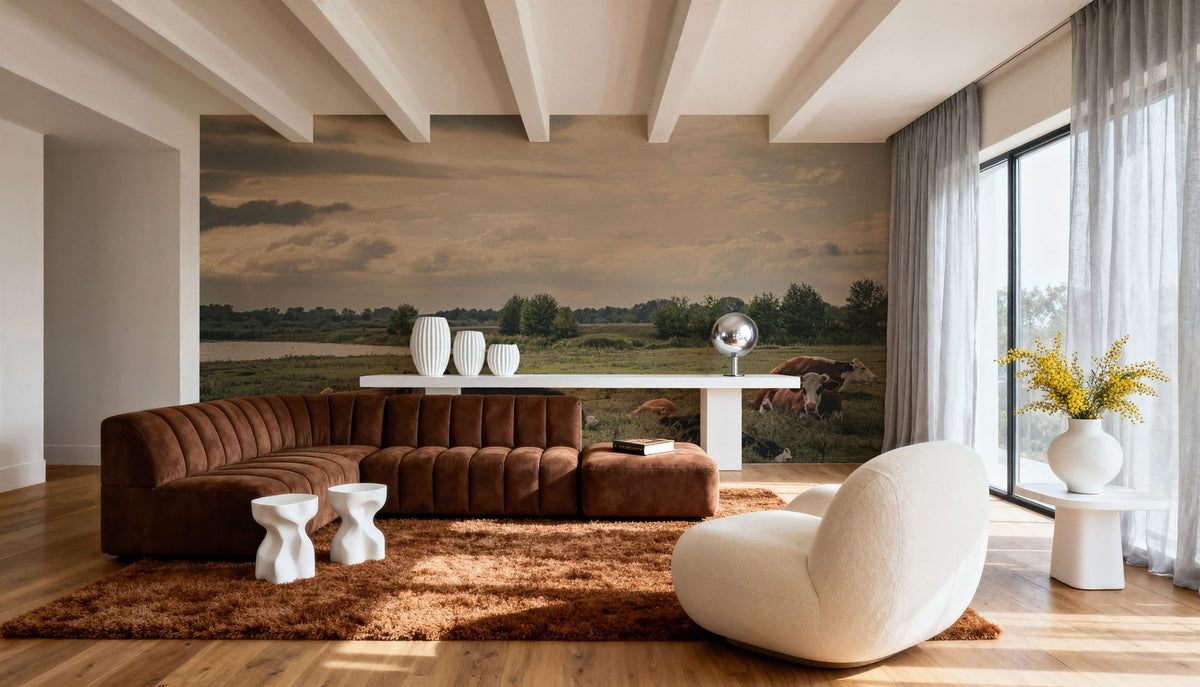 Rest on the River Mural Wallpaper - room preview 03
