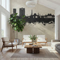Muscat Oman Skyline Concrete Mural Wallpaper - room preview 03