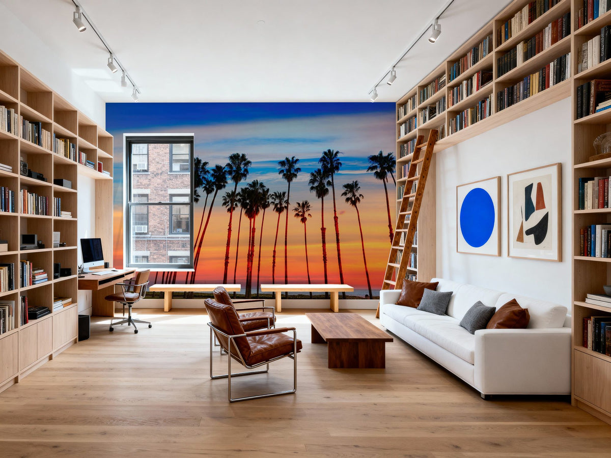 Santa Barbara Sunset I Mural Wallpaper - room preview 03