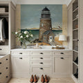 Beach House Map Mural Wallpaper - room preview 03