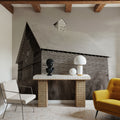 End of the Field BW Mural Wallpaper - room preview 03