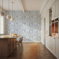 Trailing Tree of Life, Blue Mural Wallpaper - room preview 03