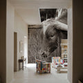 Rainy Pasture III BW Mural Wallpaper - room preview 03